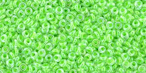 TOHO - Demi Round 11/0 2.2mm : Luminous Neon Green