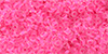 TOHO - Demi Round 11/0 2.2mm : Inside-Color Matte Crystal/Neon Pink-Lined