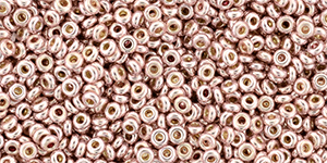 TOHO - Demi Round 11/0 2.2mm : PermaFinish - Galvanized Sweet Blush