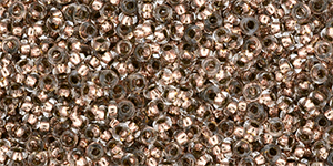 TOHO - Demi Round 11/0 2.2mm : PermaFinish - Copper-Lined Crystal