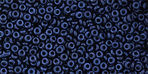 TOHO - Demi Round 11/0 2.2mm : HYBRID Metallic Suede - Blue