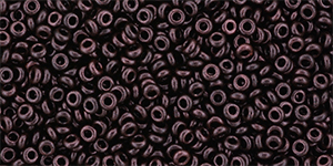 TOHO - Demi Round 11/0 2.2mm : HYBRID Metallic Suede - Red Copper