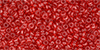 TOHO - Demi Round 11/0 2.2mm : HYBRID ColorTrends: Transparent - Aurora Red