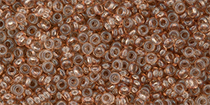 TOHO - Demi Round 11/0 2.2mm : HYBRID ColorTrends: Transparent - Hazelnut