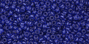 TOHO - Demi Round 11/0 2.2mm : HYBRID ColorTrends: Transparent - Snorkel Blue