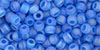 TOHO Round 6/0 : Transparent-Rainbow Frosted Aquamarine