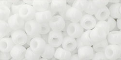 Round 6/0 Tube 2.5" : Opaque White