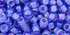 TOHO - Round 6/0 : Inside-Color Lt Sapphire/Opaque Purple-Lined