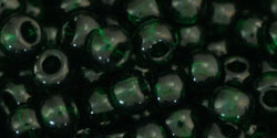 Round 6/0 Tube 2.5" : Transparent Green Emerald