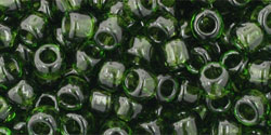 Round 6/0 Tube 2.5" : Transparent Olivine