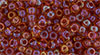 TOHO - Round 8/0 : Inside-Color Rainbow Lt Topaz/Mauve-Lined