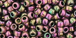 Round 8/0 Tube 2.5" : Higher-Metallic Iris - Purple/Green