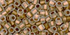 TOHO - Round 8/0 : Gold-Lined Frosted Crystal