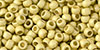 TOHO - Round 8/0 : PermaFinish - Frosted Galvanized Yellow Gold