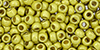TOHO - Round 8/0 : Permafinish - Matte Galvanized Yellow Gold
