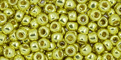 TOHO - Round 8/0 : Permafinish - Galvanized Yellow Gold
