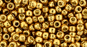 TOHO - Round 8/0 : Permafinish - Galvanized Old Gold