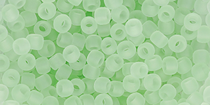 TOHO RE∶Glass Round 8/0 : Matte - Transparent Green