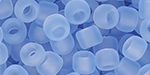 TOHO RE∶Glass Round 8/0 : Matte Transparent Blue