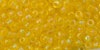 Round 11/0 Tube 2.5" : Transparent-Rainbow Lemon