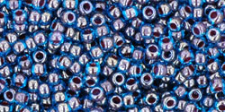 TOHO - Round 11/0 : Inside-Color Blue Raspberry