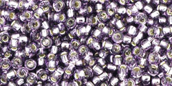 Round 11/0 Tube 2.5" : Silver-Lined Tanzanite