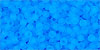 TOHO - Round 11/0 : Transparent-Frosted Med Aquamarine