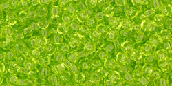 TOHO - Round 11/0 : Transparent Lime Green