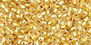 TOHO - Round 11/0 : 24K Gold-Lined Crystal