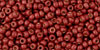 TOHO - Round 11/0 : PermaFinish - Matte Galvanized Brick Red