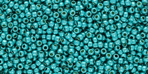 TOHO Round 11/0 : PermaFinish - Galvanized Turquoise