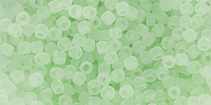 TOHO RE∶Glass Round 11/0 : Matte - Transparent Green