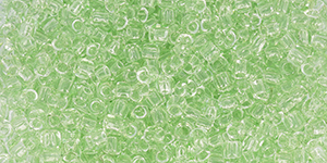 TOHO RE∶Glass Round 11/0 : Transparent Green
