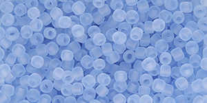 TOHO RE∶Glass Round 11/0 : Matte Transparent Blue