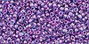 TOHO - Round 15/0 : Inside-Color Aqua/Purple-Lined