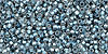 TOHO - Round 15/0 : Inside-Color Crystal/Metallic Blue-Lined