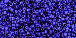 Round 15/0 Tube 2.5" : Opaque Navy Blue