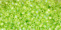 TOHO - Treasure #1 (11/0) : Transparent-Rainbow Lime Green