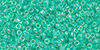 TOHO - Treasure #1 (11/0) : Mint Julep-Lined Crystal Rainbow