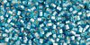 TOHO - Treasure #1 (11/0) : Silver-Lined Frosted Aquamarine