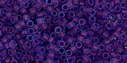 TOHO - Treasure #1 (11/0) : Frosted Royal Purple-Lined Aqua