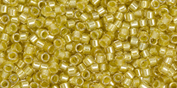 TOHO - Treasure #1 (11/0) : Gold-Lined Lt Topaz Luster