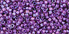 TOHO - Treasure #1 (11/0) : Inside-Color Rainbow Rosaline/Opaque Purple-Lined