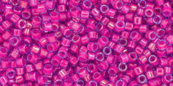 TOHO - Treasure #1 (11/0) : Luminous Neon Pink-Lined Lt Sapphire