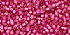 TOHO - Treasure #1 (11/0) : PermaFinish Translucent Silver-Lined Hot Pink