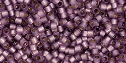 TOHO - Treasure #1 (11/0) : PermaFinish Translucent Silver-Lined Amethyst