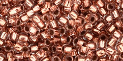 TOHO Takumi LH Round 11/0 : Copper-Lined Crystal