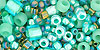 TOHO - Multi-Shape/Color Mix : Take- Seafoam/Green Mix