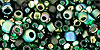 TOHO - Multi-Shape/Color Mix : Bonsai- Green/Black Mix