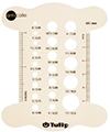 Tulip - Knitting Needle Gauge (White)